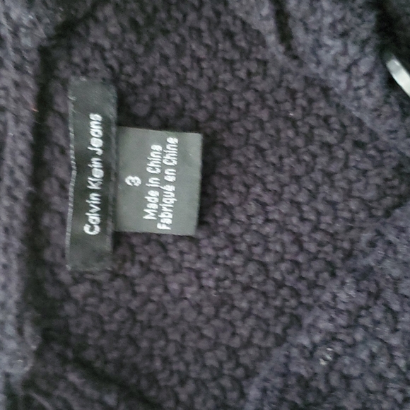 🖤 Girls 100% Cotton Calvin Klein Button Down Sweater - 3T - Picture 2 of 10